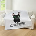 thumbnail image 4 of CafePress - Scottish Terrier Throw Blanket - Soft Fleece Throw Blanket, 50"x60" for All Ages, 4 of 4