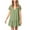 Green, variant on TJAZFJPA Winter Dresses for Women Foreign Trade Hot Summer 4 Colors Fashion V Neck Button Short Sleeve Pleated Women's Dress Maternity Wedding Guest Dress Prom Dresses for Teens