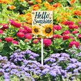 thumbnail image 3 of Eveokoki Hello Sunshine Summer Garden Yard Sign 7×8.8 Inch Aluminum Grass Lawn Sign With Stake for Outside Sunflower Seasonal Holiday Decorative Yard Decoration, 3 of 6