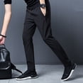 thumbnail image 4 of Mens Casual Sports Jogging Straight Pants Gym Training Workout Fitness Trousers, 4 of 11