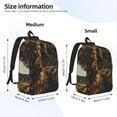 thumbnail image 2 of Honeii desert Man Shepherd Dog Print Canvas Backpack for School & Outdoor,Laptop Excursion Backpack,Notebook School Bookbag For Men Women,for Work, Travel, and Everyday Use-Medium, 2 of 5