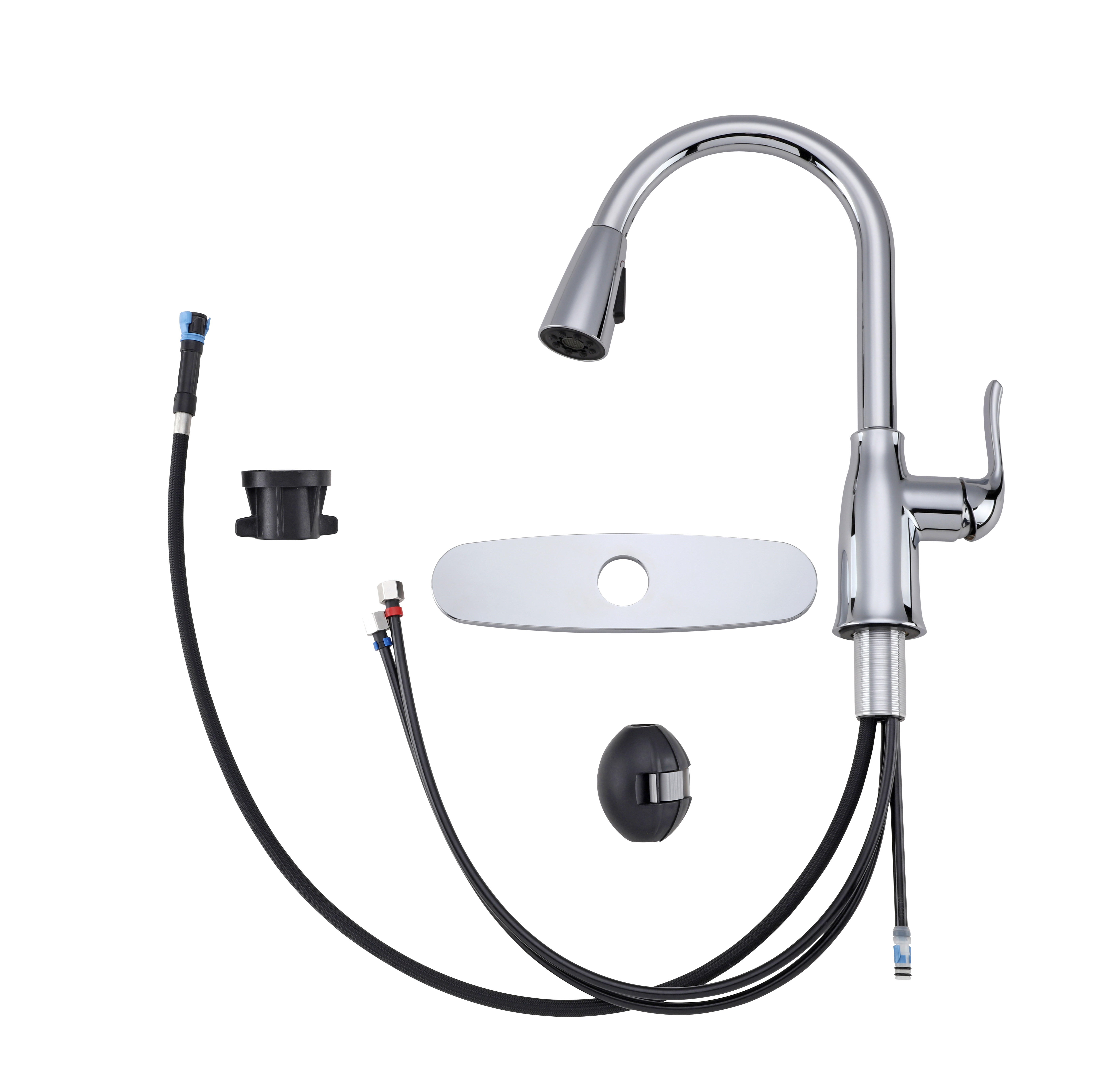 Mainstays Chrome Pull-Down Kitchen Faucet photo 7