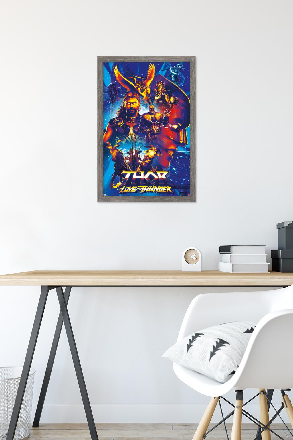 Marvel Thor: Love and Thunder - Group Wall Poster, 14.725" x 22.375" Framed