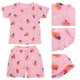 thumbnail image 4 of Traje De Manga Corta Para Bebé, Patrón De Rábano, Conjunto De Ropa De Verano Para Bebé, Cuello Redondo De Algodón Suave Amigable Con La Piel Para Ropa De Verano Para Niños De ANGGREK Otros, 4 of 8