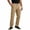 Khaki, variant on Men's Straight Leg Cargo Pants, Button Front, Elastic Waist, Multi Cargo Pockets, Relaxed Fit