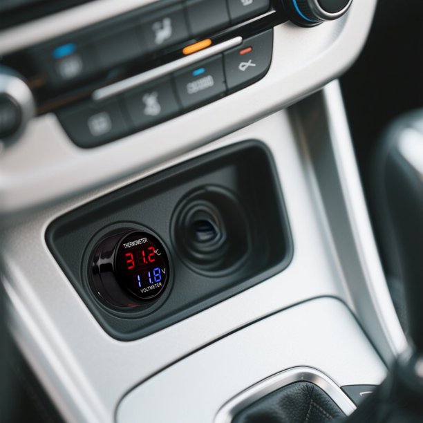 Cargador USB para coche con cargador 2 en 1 y voltaje para vehículos