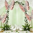 thumbnail image 3 of DAMAI 2025 New Silk Yarn Artificial Butterfly Decoration, 17.7 inch Giant Gauze Fake Butterfly Mesh Photography Props Mariage Decor for Wedding, Events, DIY Crafts, Party, Photography Props, 3 of 7