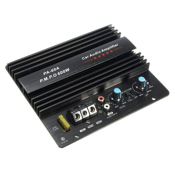 Altavoz Placa amplificadora de alta potencia para Subwoofer de coche de 600 W, amplificador de Audio TOMSHOO Altavoz