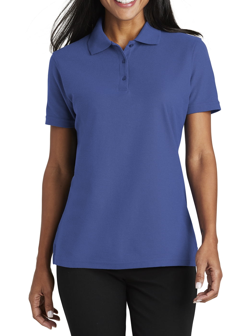 Mafoose - Mafoose Women's Stain-Release Polo T-Shirt Royal Large ...