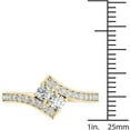 thumbnail image 4 of 3/4 Carat T.W. Diamond 14kt Yellow Gold Two-Stone Bypass Band, 4 of 5