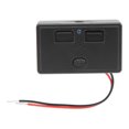 thumbnail image 1 of Car Dual USB Charger Socket, Fast Charge RV USB Power Outlet ABS Black Waterproof With ON/OFF Switch For 12-24V Cars, 1 of 8