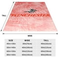 thumbnail image 5 of Winchester Fleece Blanket, Very Soft Microfiber Flannel Blanket for Couch Warm and Cozy for All Seasons, 5 of 6