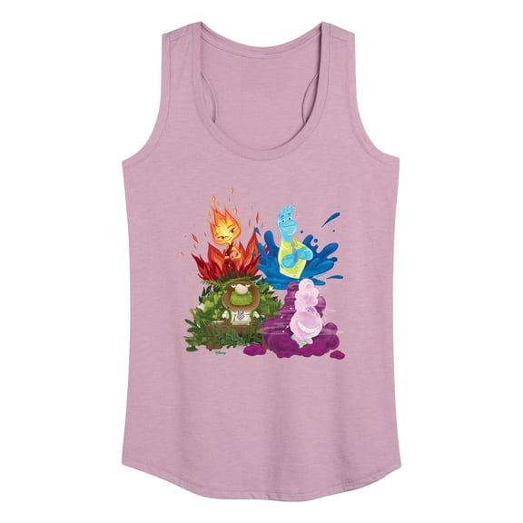 Elemental - Elemental Group Graphic - Women's Racerback Tank Top