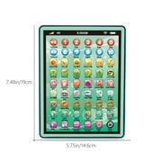 English Learning Toys for Toddlers 1-3, Kids Interactive Learning Tablet, Childrens Alphabet ABC/Words/Numbers/Colors Learning Pad, Education Toy for Babies 24 Month+