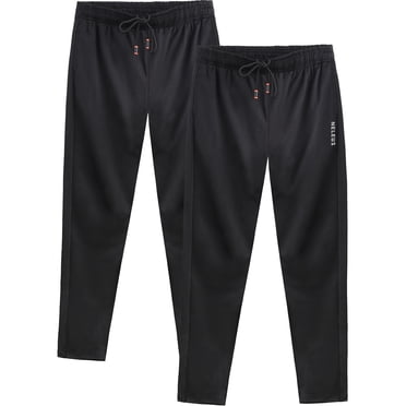 NELEUS Men's Workout Athletic Pants Running Sweatpants With Pockets Relaxed Fit,Black Black,US Size XL