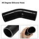 thumbnail image 4 of Manguera de silicona Unique Bargains 60mm 2.36 ID 45 grados Coche Reductor Tubo negro, 4 of 6