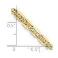 thumbnail image 2 of FJC Finejewelers 14 kt Tri Color Gold Link Chain 22 Inches x 3.8 mm, 2 of 7