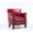 Red, variant on Leather Gel Technology - Look and Feel of Top Grain Leather - Yoga Room - Comfortable Resting