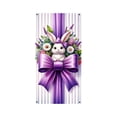 thumbnail image 2 of weibbin Easter Bunny Door Banner with Eggs - 35x71 Inch Vertical Polyester Flag for Front Door, Spring Party Backdrop, Style B, 2 of 6