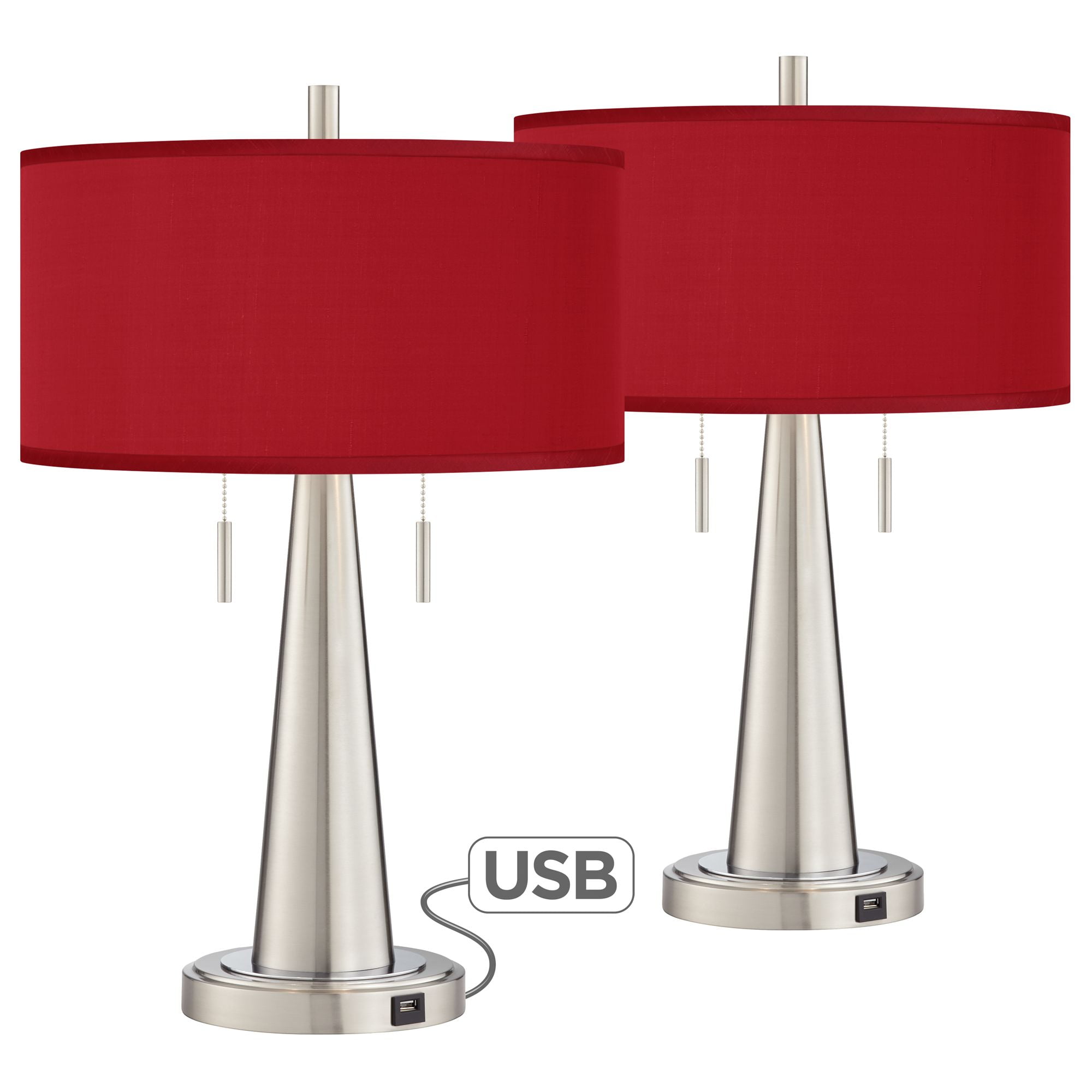 red table lamps for bedroom