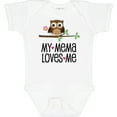 thumbnail image 3 of Inktastic Mema Loves Me Girl Owl Girls Baby Bodysuit, 3 of 5