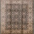 thumbnail image 1 of Ahgly Company Indoor Square Mid-Century Modern Reddish Brown Oriental Area Rugs, 8' Square, 1 of 6