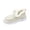 White, variant on Willtoo Womens Fleece Lined Moccasin Slip On Footwear Soft Flat Warm Winter Indoor Outdoor Footwear with Plush Faux Fur Collar