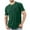 Army Green, variant on Dianli Shirts for Men Crew Neck Pocket Short Sleeve T-Shirt Business Fitness Retro Solid Color Breathable Quick-Dry Cotton-Blend Lightweight Tee for Everyday Wear Gym Workout