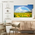 thumbnail image 4 of Elephant Stock Rainbow Wall Art - Horizontal Canvas Wall Art - Living Room Wall Decor - Nature Canvas - Yellow And Blue Decor - 24" x 16", 4 of 4