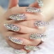 thumbnail image 2 of Stiletto de cristal 3D con tapa completa Elevenail de Press on Nails, 2 of 9