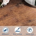thumbnail image 4 of Danolapsi 78.7"Farmhouse Dining Table for 6-8 People,Rustic Industrial Kitchen Table with Sturdy Metal Frame & Chamfered Corners for Dining Room,Breakfast Nook,Small Space,Sintered Stone,Table only, 4 of 7
