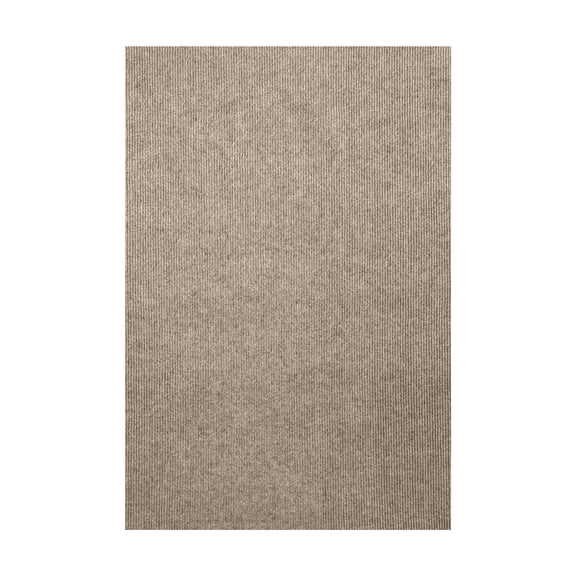 Koeckritz Rugs Wassaw Taupe Ribbed Indoor/Outdoor Area Rug 8' x 10'