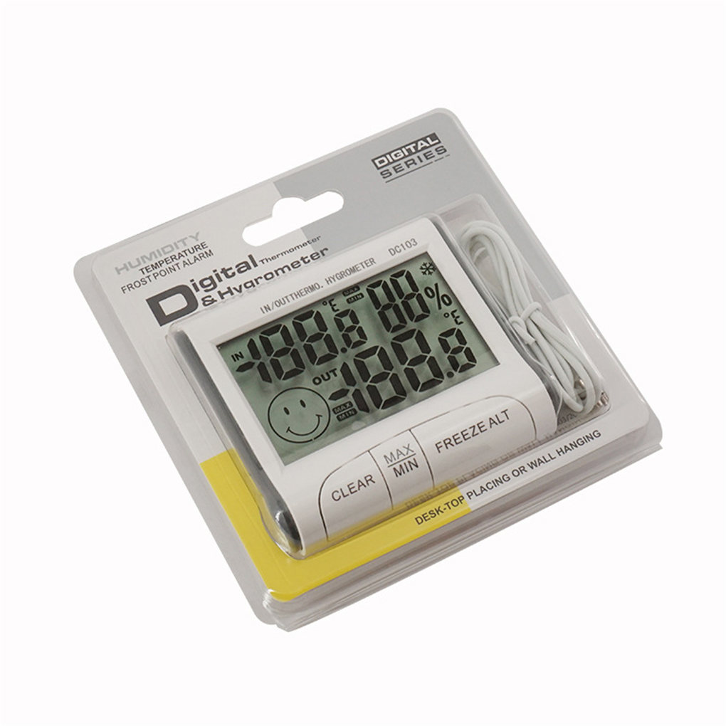 Thermometers & Meteorological Instruments 1X DC103 Digital LCD Indoor