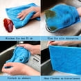 thumbnail image 4 of Juego de paños de limpieza de microfibra con gran capacidad de absorción y rendimiento de limpieza de 40 x 40 cm para vajilla de hogar y coche, 36 piezas, 4 of 5