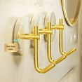 thumbnail image 4 of Transemion Versatile Usage Acrylic Luxury Wall Hook Easy To Clean Easy Installation Adhesive Wall Hooks silver 1Set, 4 of 6