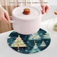 thumbnail image 5 of Christmas Trees and Stars Trivet Mats Woven Pot Holders 3Pcs Non-Slip Heat Resistant for Hot Pots Pans Pats, 5 of 6