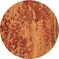 thumbnail image 1 of Ahgly Company Machine Washable Indoor Round Transitional Neon Orange Area Rugs, 5' Round, 1 of 7