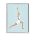 thumbnail image 4 of Stupell Industries Yoga Crescent Moon Pose Human Working out,11 x 14, Design by Nina Blue, 4 of 5