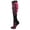 Hot Pink, variant on PMVFHDE Sports Line Pressure Socks Stretch Running Rope Compression Long Tube Calf Stockings for Men Women, Green, L
