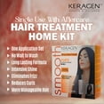 thumbnail image 5 of Keragen - Brazilian Keratin Hair Smoothing Treatment Express Home Kit - Blowout Straightening System, with 2 Oz Forte Treatment, 2 Oz Clarifying Shampoo and Aftercare Samples, 5 of 7