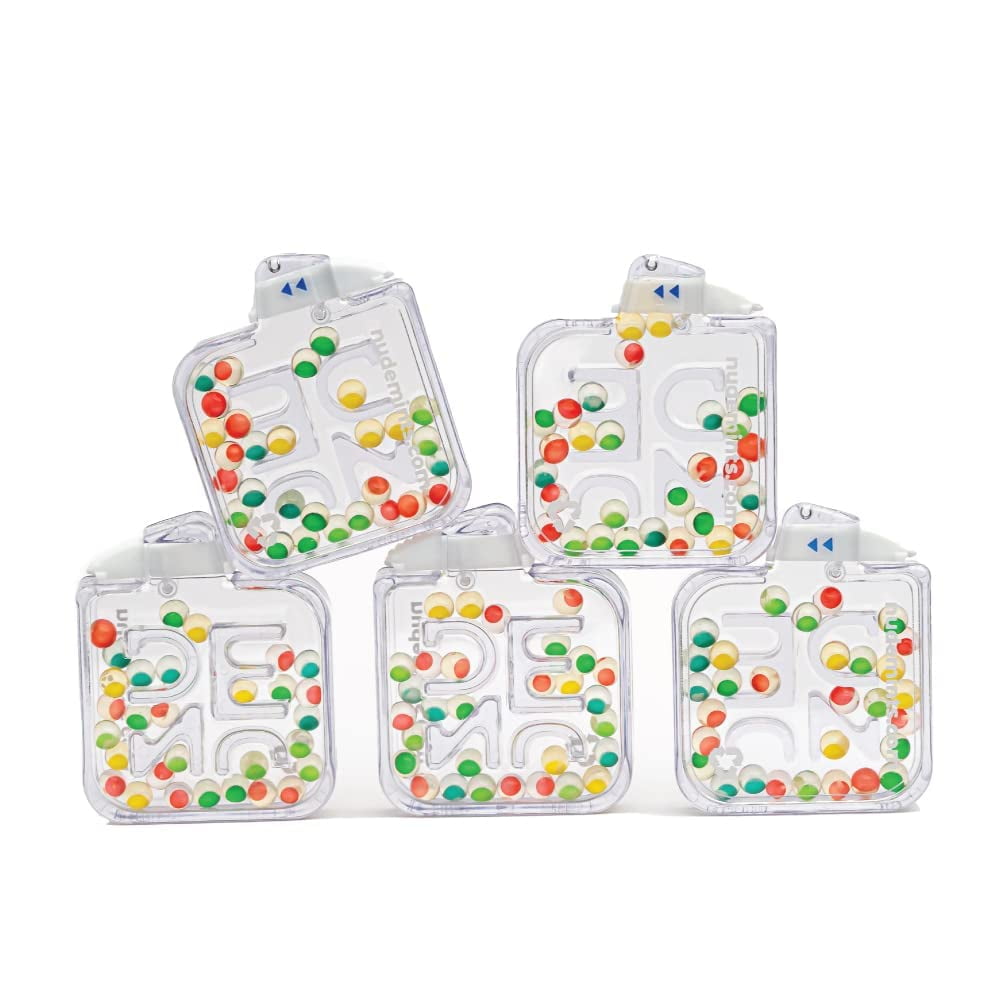 NUDE Mints, Gut Mints for Digestive Support + Bad Breath, ALL Flavors, 5-Pack of Mints – Sugar-Free | Keto-Friendly | 0 Carbs | 0 Calories | Promotes Gut Health