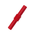 thumbnail image 2 of P7023 10 Unids/Lote ExtensióN Aislada PVC 4Mm Banana Enchufe Hembra una Hembra Adaptador Acoplador Conector Rojo Negro, 2 of 7