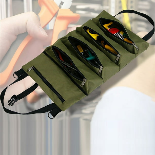 Windfall Tool Roll Bag,Large Wrench Roll,Big Tool Roll Up Bag,Wrench