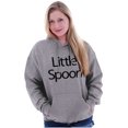 thumbnail image 2 of Big Little Spoons Cute Matching Set Hoodie Sweatshirt Women Brisco Brands 2X, 2 of 4