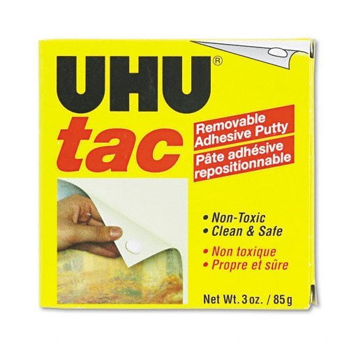 Tac Adhesive Putty, Removable/Reusable, Nontoxic, 3 oz Each Walmart