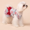 thumbnail image 2 of Vestido navideño Fitwarm con bastones de caramelo para perros pequeños talla XS, 2 of 8