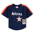 thumbnail image 2 of Preschool & Toddler Mitchell & Ness Nolan Ryan Navy Houston Astros Cooperstown Collection Mesh Batting Practice Jersey, 2 of 3