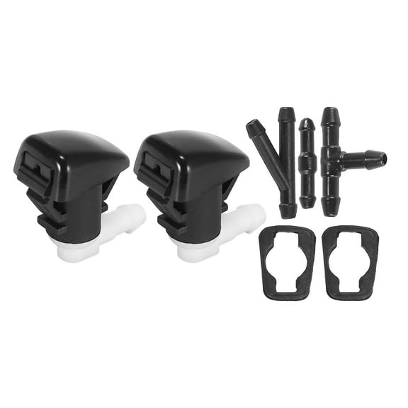 Motoforti Windshield Washer Nozzle Kit 68269108AA for Dodge Durango with 3 Hose Connector 1 Set