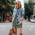 thumbnail image 4 of Fotbe Fun Panda Playing With Bamboo Leaves Vestido de Verano sin Mangas para Mujer – Vestido Midi Línea A, Estilo Camiseta Floral, Vestido Playero Casual y Fluido, 4 of 7