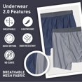 thumbnail image 3 of Calzoncillos bóxer ExOfficio Give-N-Go 2.0 de Underwear para hombre, paquete de 2, 3 of 5